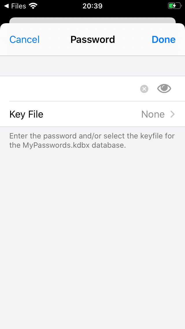 keepass ios