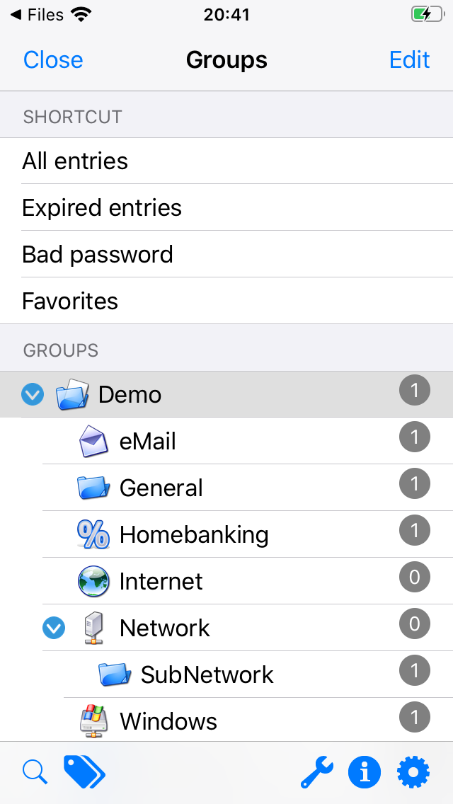 keepass xc ios