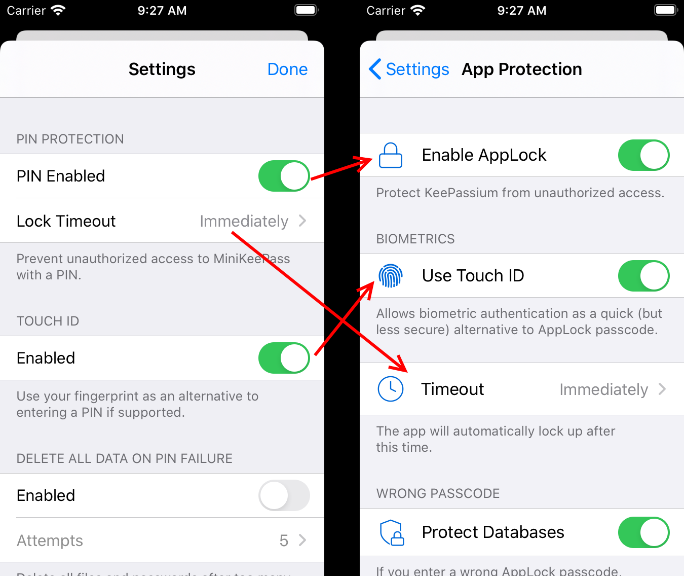 sync macpass and minikeepass