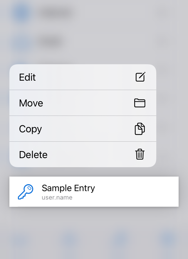 Modern context menu